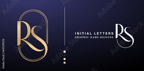 Initial Letter R and S Logo Design with Elegant Golden Colors for Corporate Business Identity, advertisements materials, collages prints, ads campaigns marketing
letterpress golden foil business cards