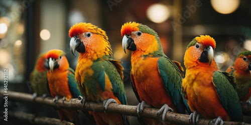 Colorful Parrots © xKas