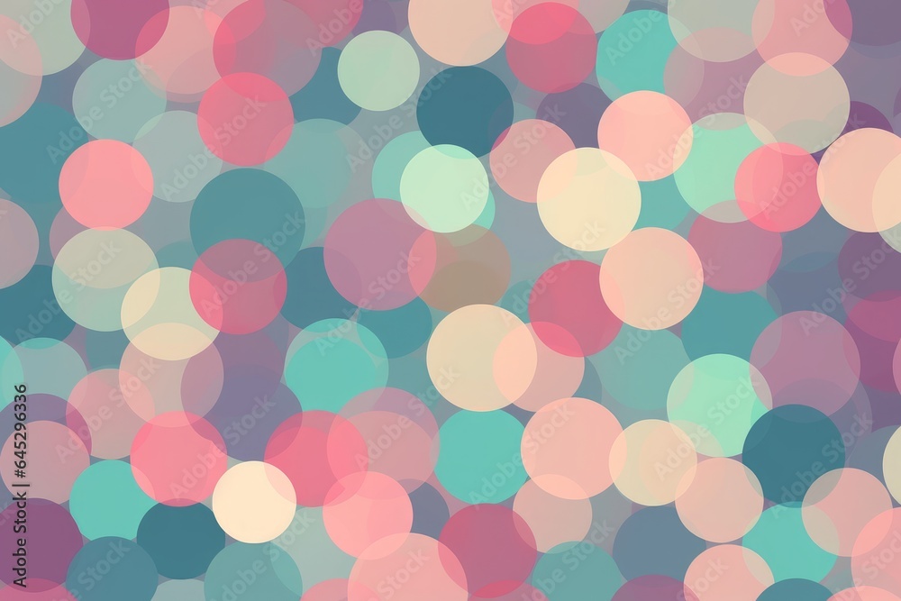 A vibrant abstract composition of colorful circles A vibrant abstract composition of colorful circles