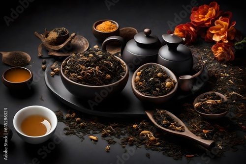 Evoke the mystique of oolong tea with an artful composition that reveals its nuanced flavors and captivating aura.