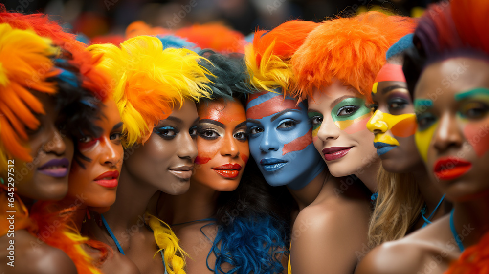 Diversity, expressing yourself through makeup in a creative way Diversity, expressing yourself through makeup in a creative way