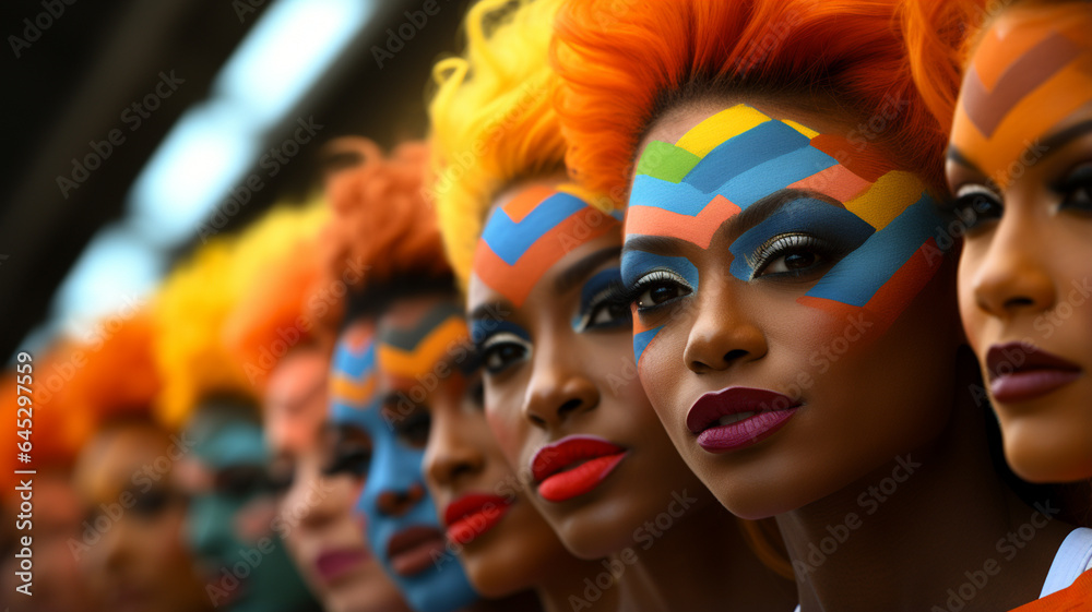 Diversity, expressing yourself through makeup in a creative way