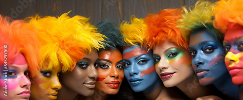 Diversity, expressing yourself through makeup in a creative way