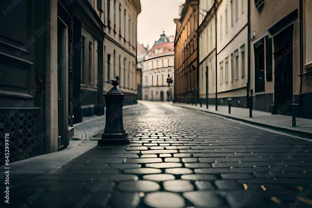 Fototapeta premium narrow street