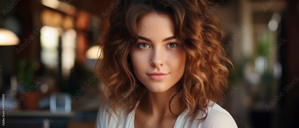 Fototapeta premium Beautiful happy woman