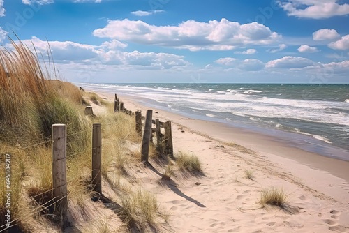 Sand dunes and beach, North Sea Coast