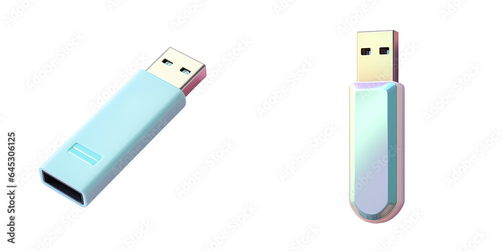 USB drive on a transparent background with shadow USB drive on a transparent background with shadow