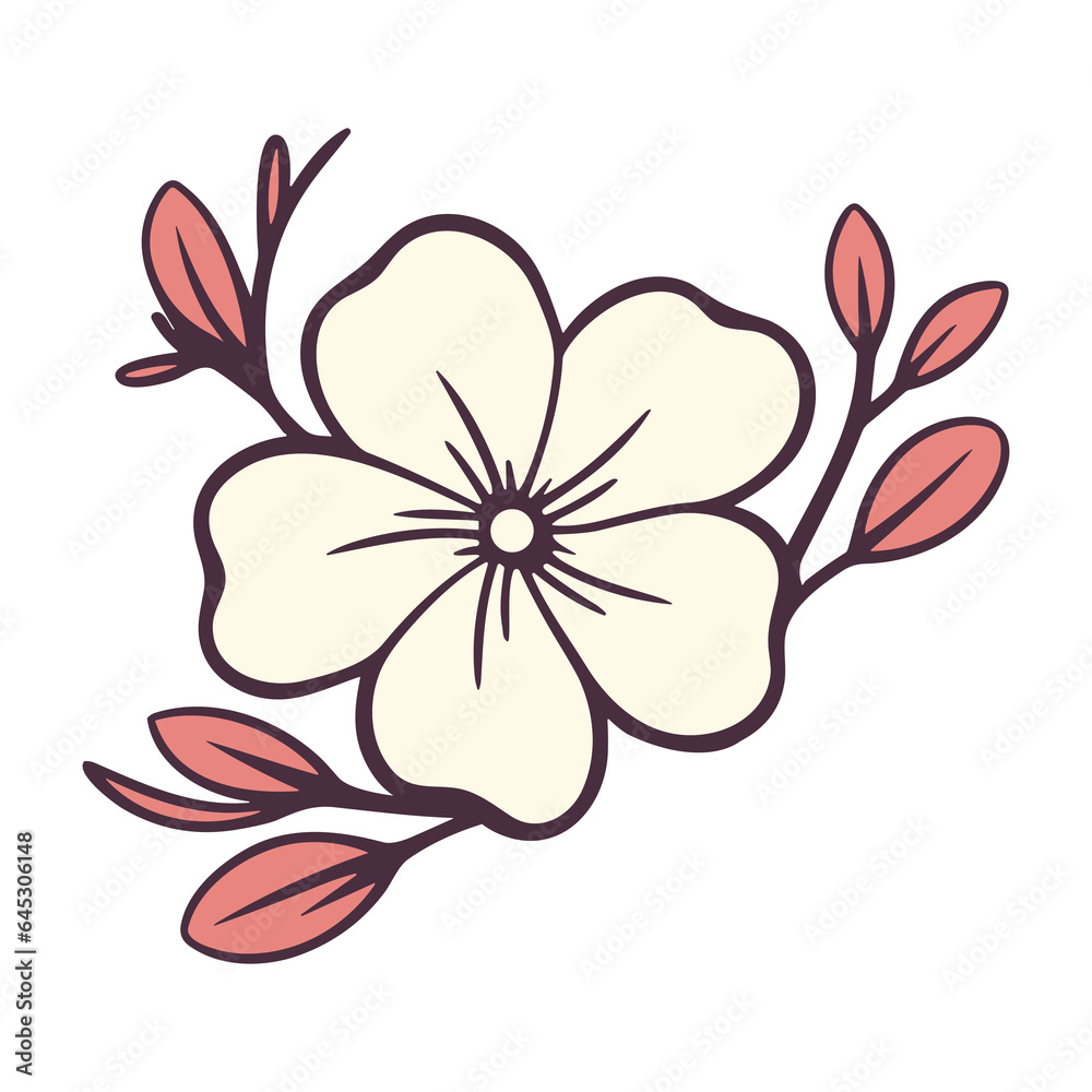 sakura cherry blooming flowers bouquet. generative ai sakura cherry blooming flowers bouquet. generative ai