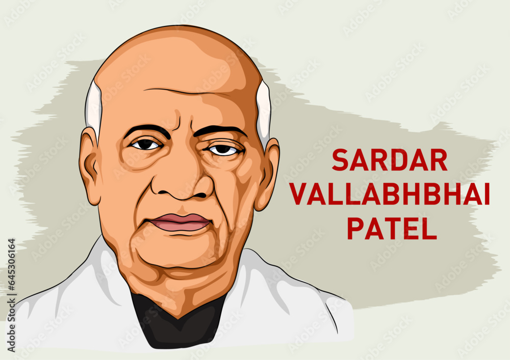 Vector Illustration Poster Of Sardar Vallabhbhai Patel Jayanti ...