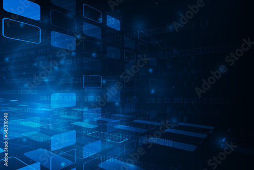 Vector futuristic digital technology abstract background.