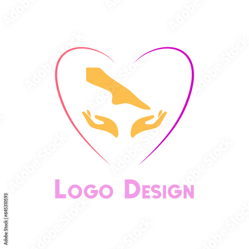 logo design for doctor. Coloful and creative logo for your brand. Logo suitable for doctor attending varicose veins.
