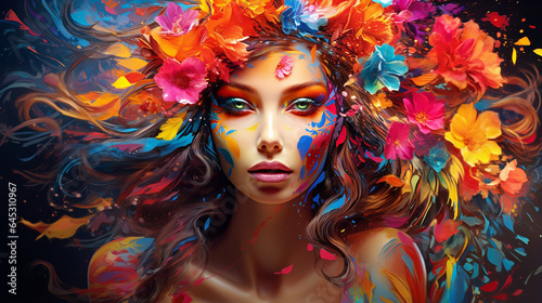 beldade beleza Pintura  5d para mulheres, arte facial 