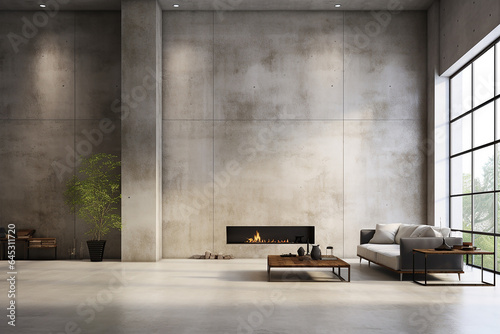 A raw concrete texture that brings an industrial edge to modern interiors.