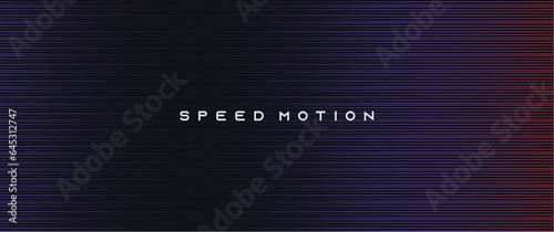 abstract futuristic seamless speed line motion gradient, motion speed effect vector design suits for background, banner, cover, technology theme