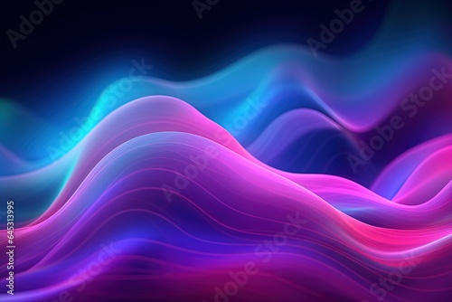 abstract futuristic background with pink blue glowing neon moving high speed wave lines and bokeh lights. Data transfer concept Fantastic wallpaper