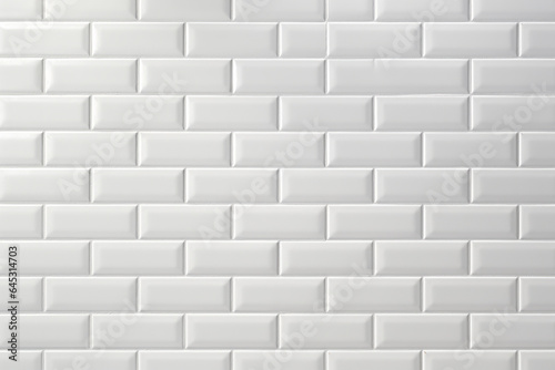 The classic white subway tile texture, versatile for kitchen backsplashes and bathroom walls. 4k