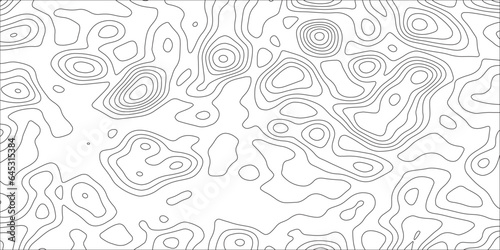 Retro topographic map.White wave paper curved reliefs abstract background .Modern design with White background with topographic wavy pattern design. Contour maps. Vector illustration.