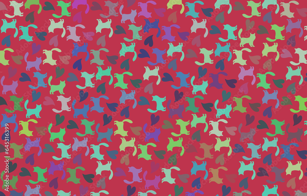 seamless cat pattern seamless cat pattern