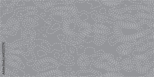 Topographic map background concept with space for your copy.Topographic background and texture, monochrome image..Gray and white wave abstract topographic map contour, lines Pattern background.