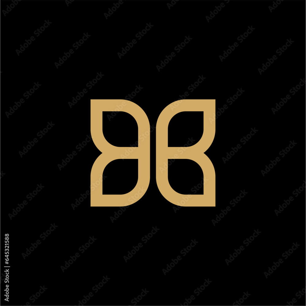 BB Letter Initial Logo Design Template Vector Illustration BB Letter Initial Logo Design Template Vector Illustration