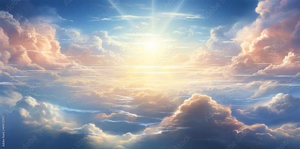 Heaven cloud llustration Heaven cloud llustration
