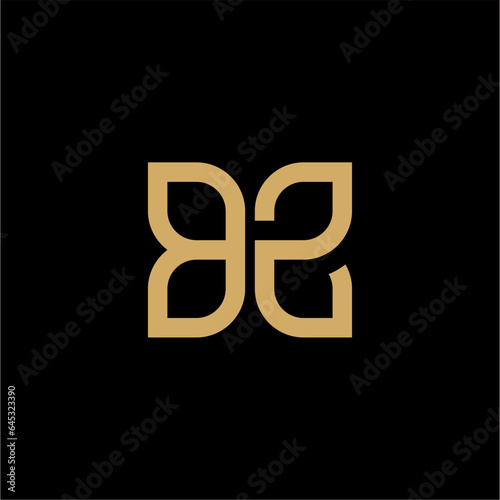 BZ Letter Initial Logo Design Template Vector Illustration photo