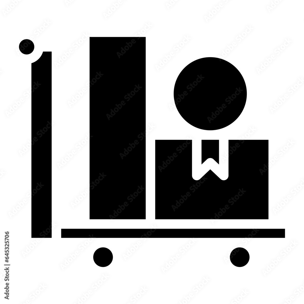 cargo weight icon symbol for graphic and web design cargo weight icon symbol for graphic and web design
