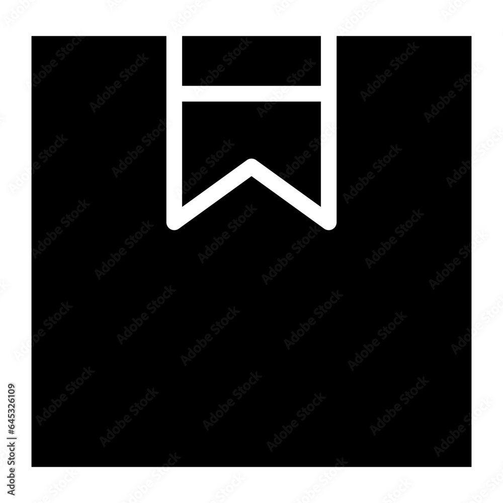 Box icon. Empty open shipping box or unboxing line art Box icon. Empty open shipping box or unboxing line art