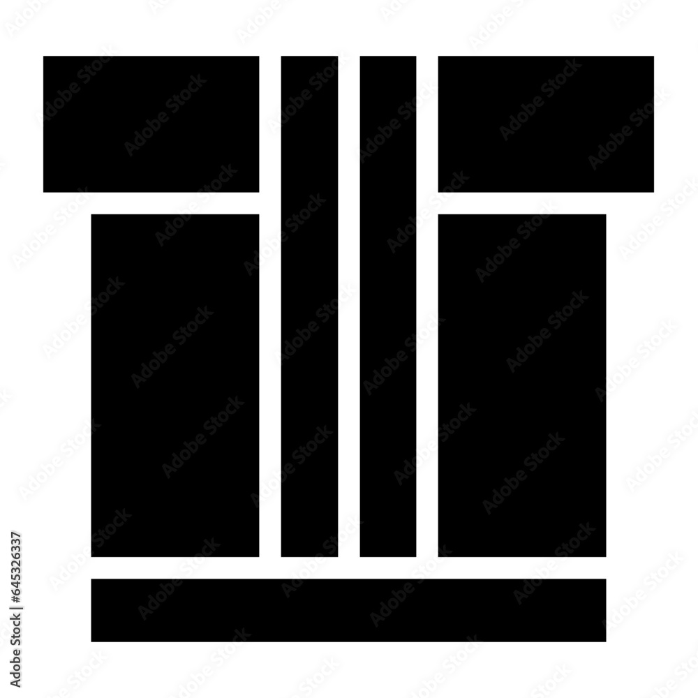 Box icon. Empty open shipping box or unboxing line art Box icon. Empty open shipping box or unboxing line art