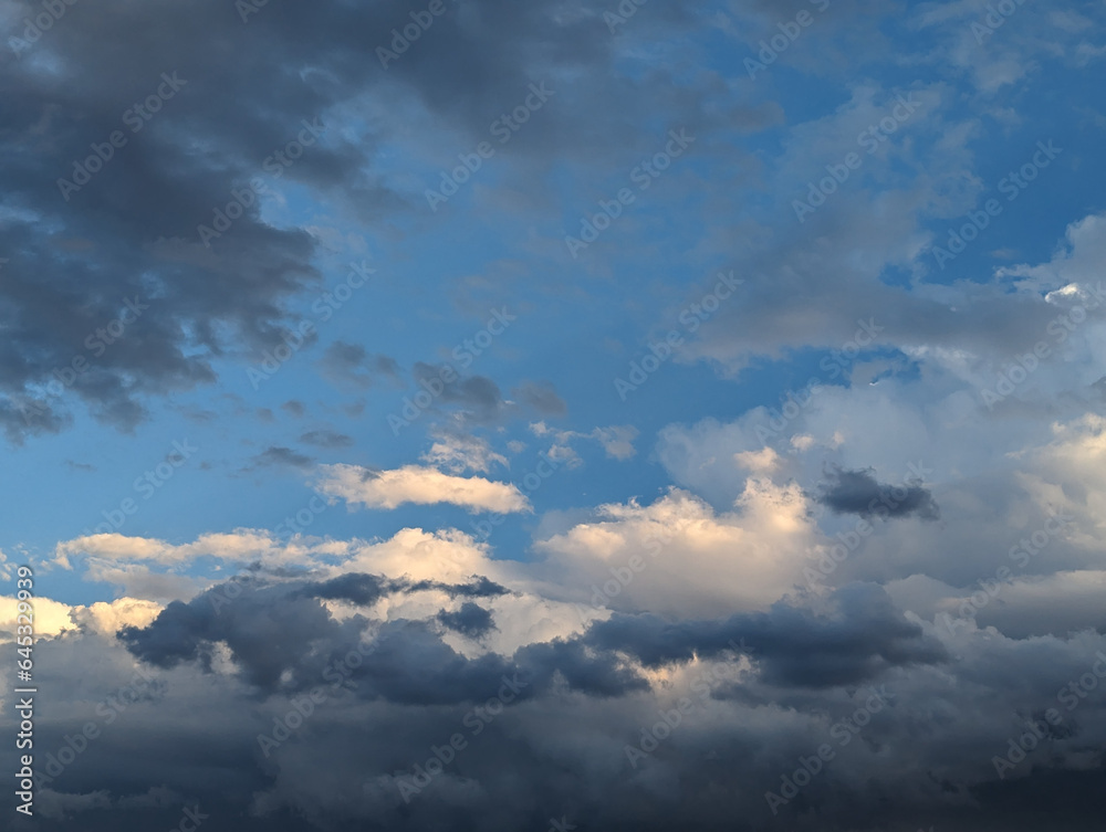 blue sky and clouds background. blue sky and clouds background.