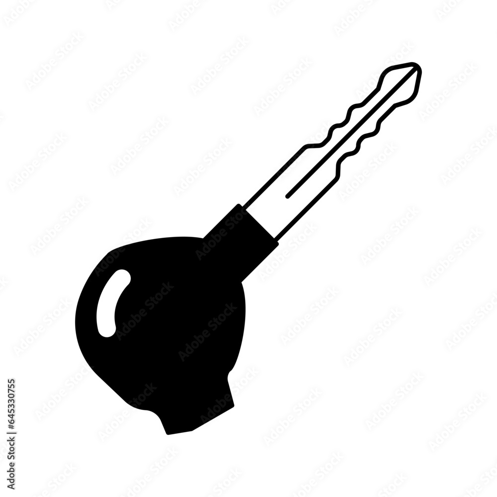 Key vector icon transparent background Key vector icon transparent background