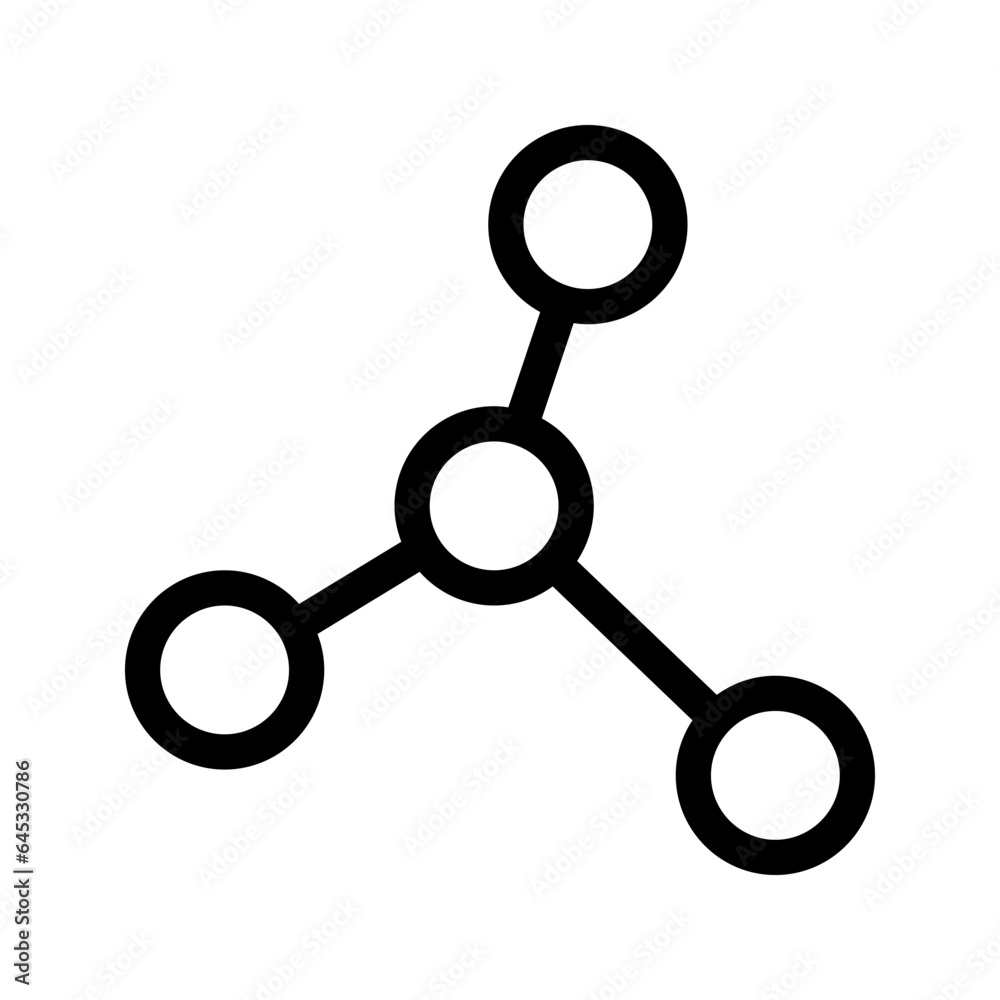 vector icon Molecule transparent background vector icon Molecule transparent background