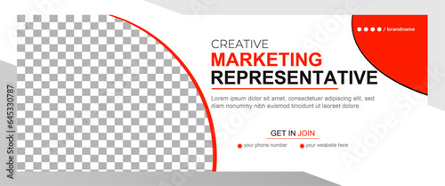 Social media cover vector templates fully editable, advertising design, web banner template FB Cover