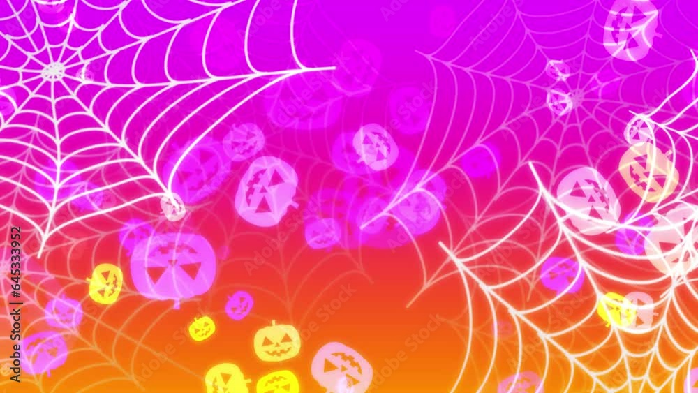 Halloween motif loop background material Halloween motif loop background material