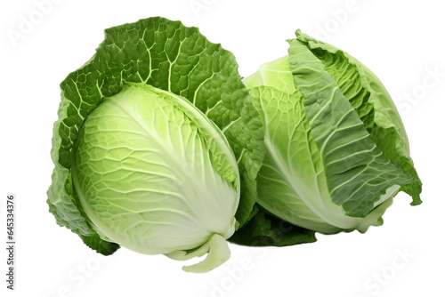 Cabbage Isolated on Transparent Background. Generative Ai.