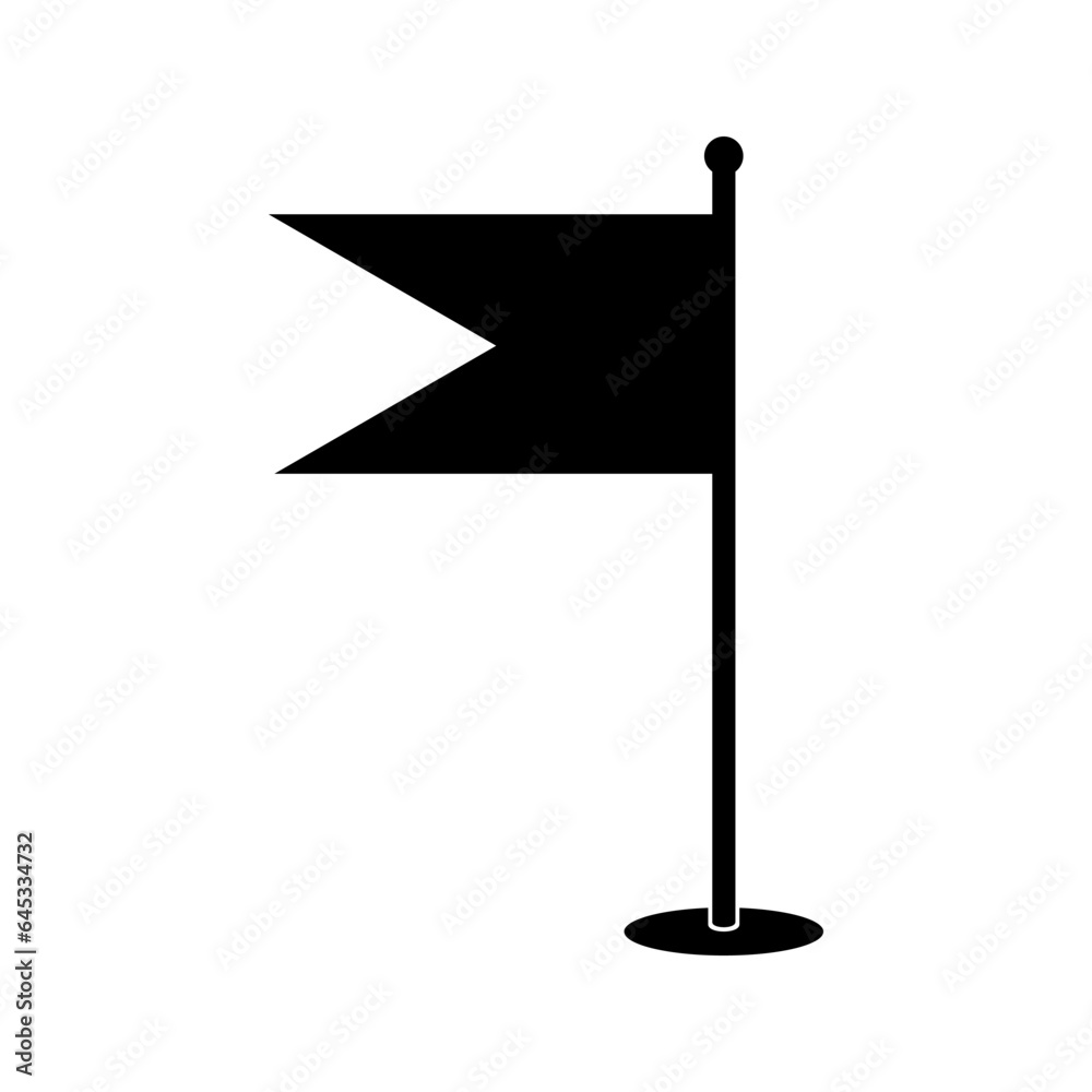 Vector image of flag icon Vector image of flag icon