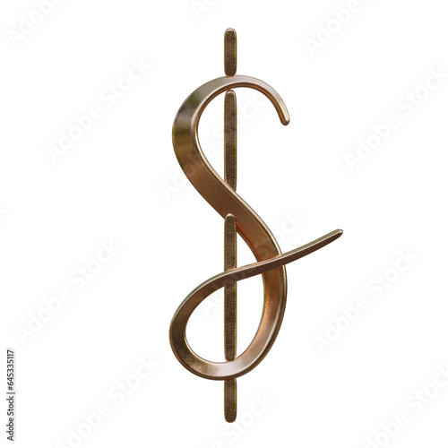 Luxury Gold 3D Alphabet or Lettering