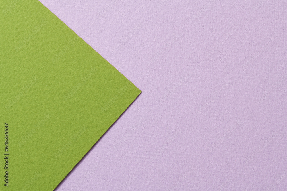 Rough kraft paper background, paper texture lilac green colors. Mockup with copy space for text. Rough kraft paper background, paper texture lilac green colors. Mockup with copy space for text.