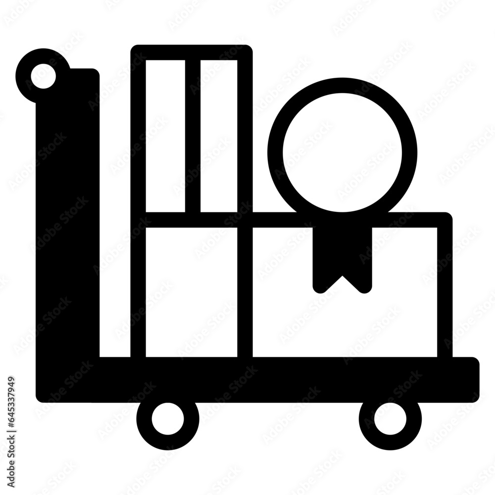 cargo weight icon symbol for graphic and web design cargo weight icon symbol for graphic and web design