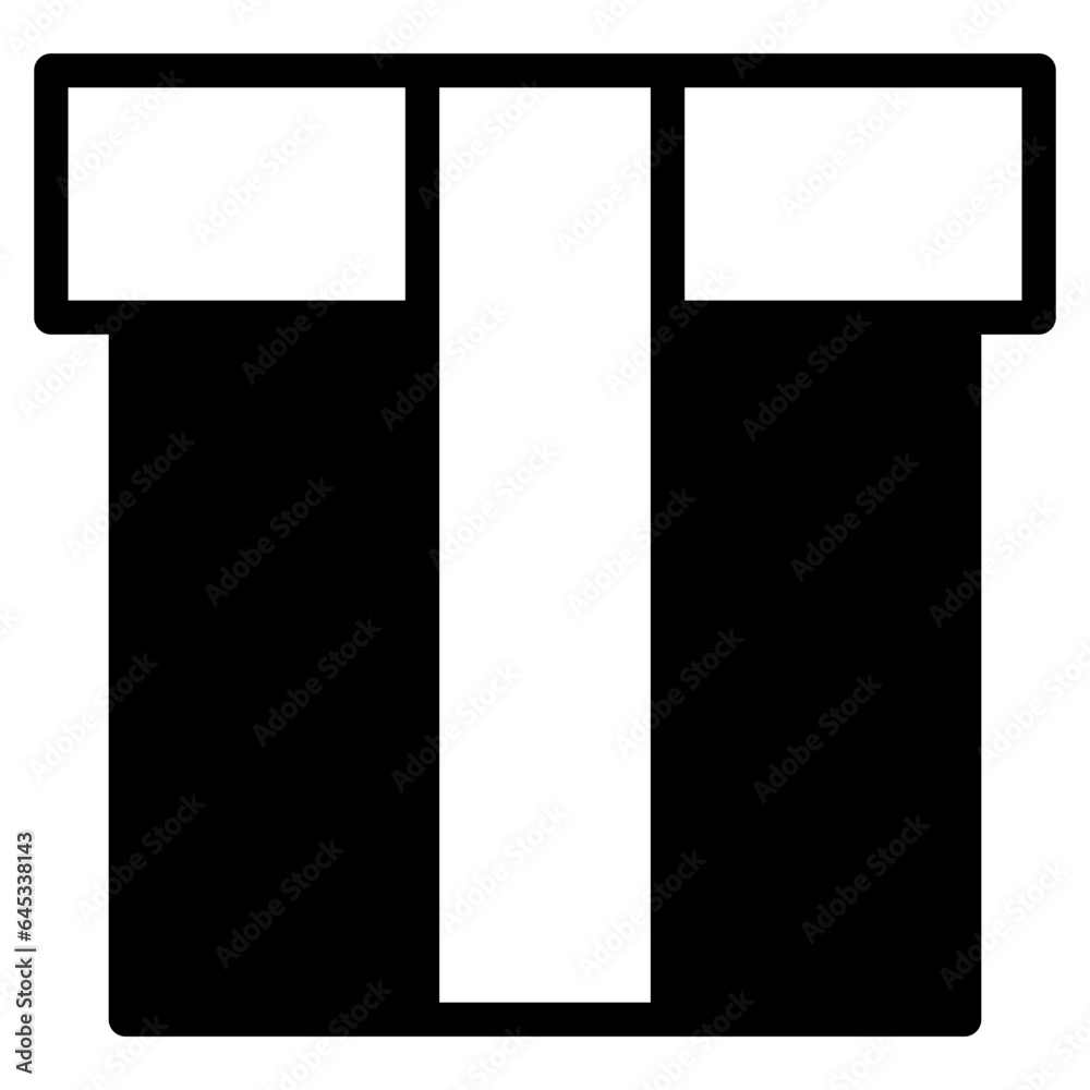 Box line icons. Empty open shipping box or unboxing line art Box line icons. Empty open shipping box or unboxing line art
