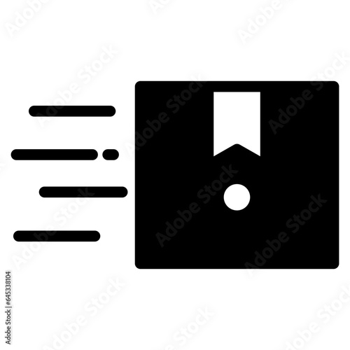 Box line icons. Empty open shipping box or unboxing line art