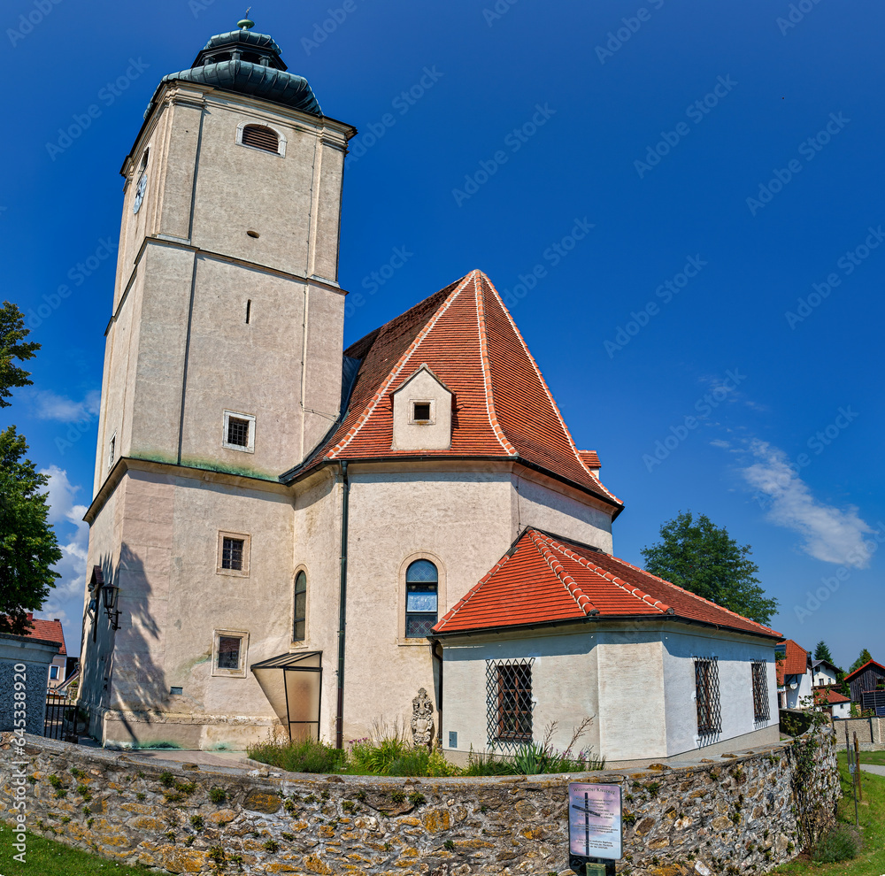 Fortified Church Wiesmath, Lower Austria, Austria