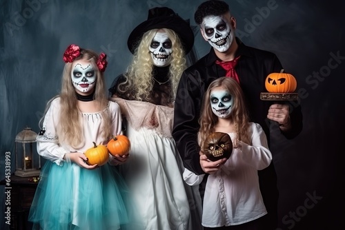 Happy Halloween Concept. Halloween Background. Halloween Theme. Generative Ai © Rarity Asset Club