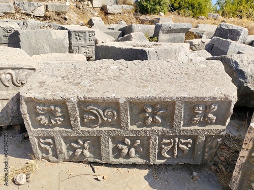 Ancient Xanthos (Xanth) was the former capital of the Lycian state.
Xanthos is one of the most famous ancient cities of Turkey. UNESCO World Heritage Site. photo