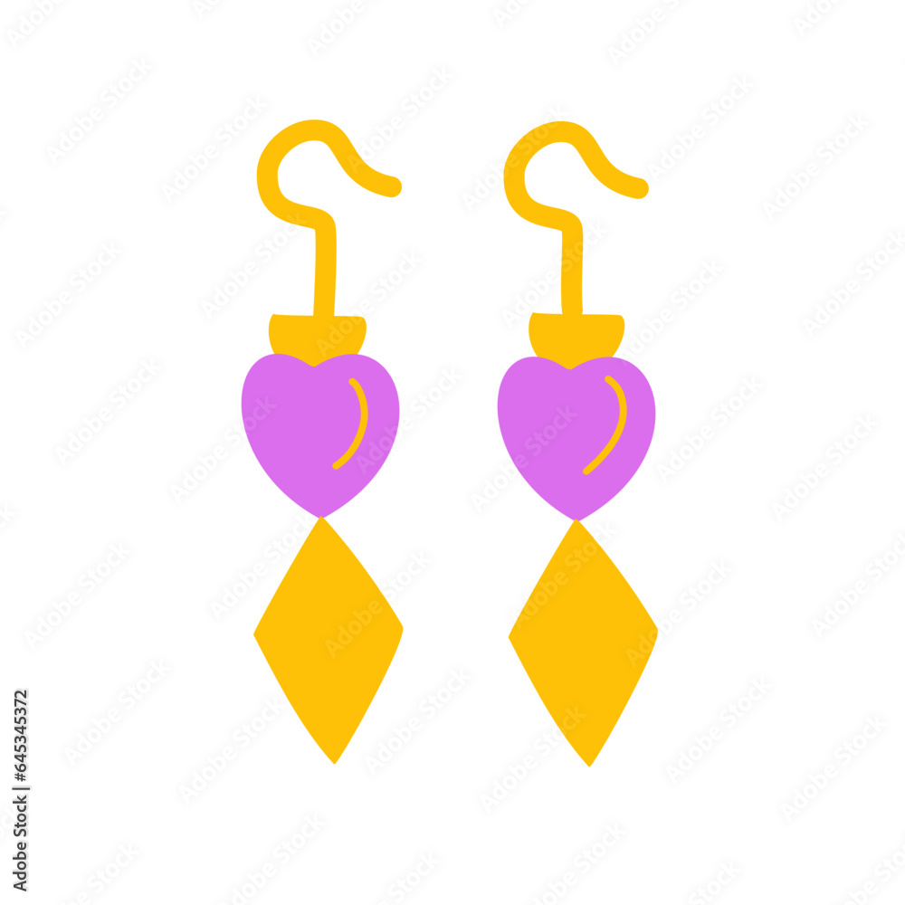 earring vector icon earring vector icon