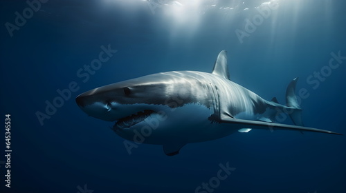 White Shark Wild Animal - Generative AI
