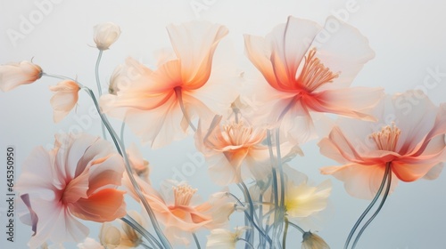 A colorful bouquet of flowers in a beautiful vase