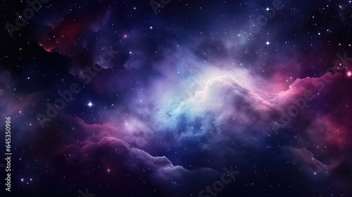deep space nebula star sci-fi background material © evening_tao