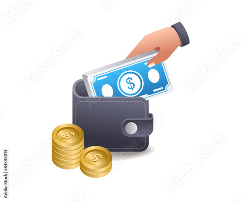 Keep money in the wallet
