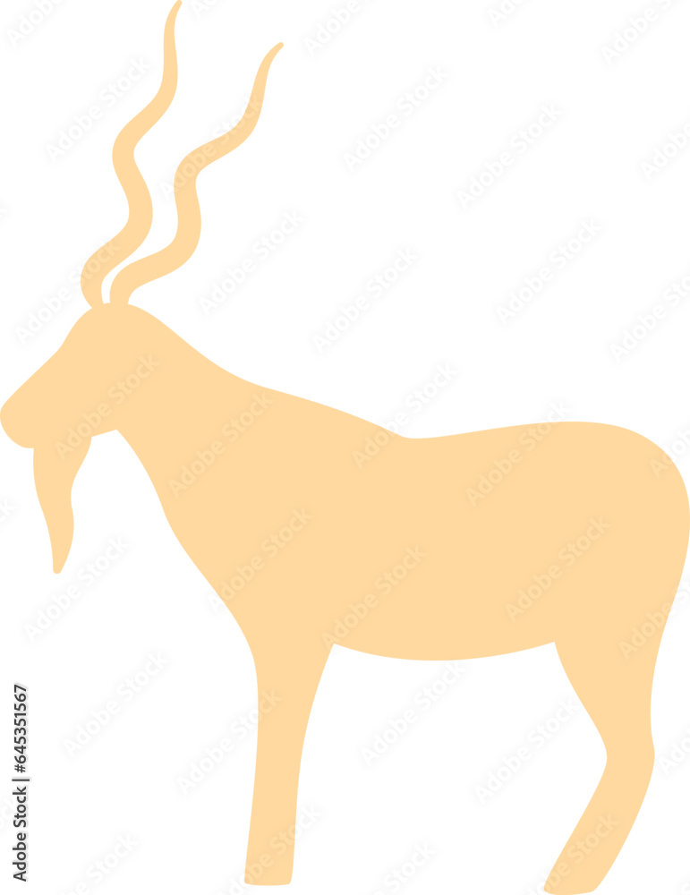 Fototapeta premium Goat Animal Silhouette